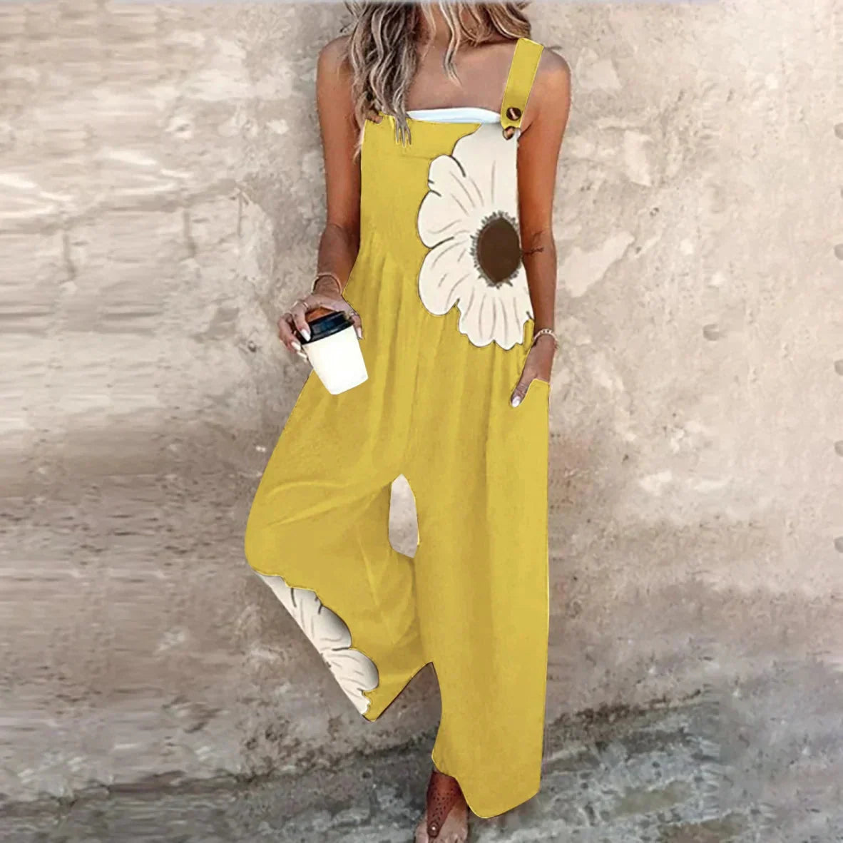The Sylvie Printed Overalls